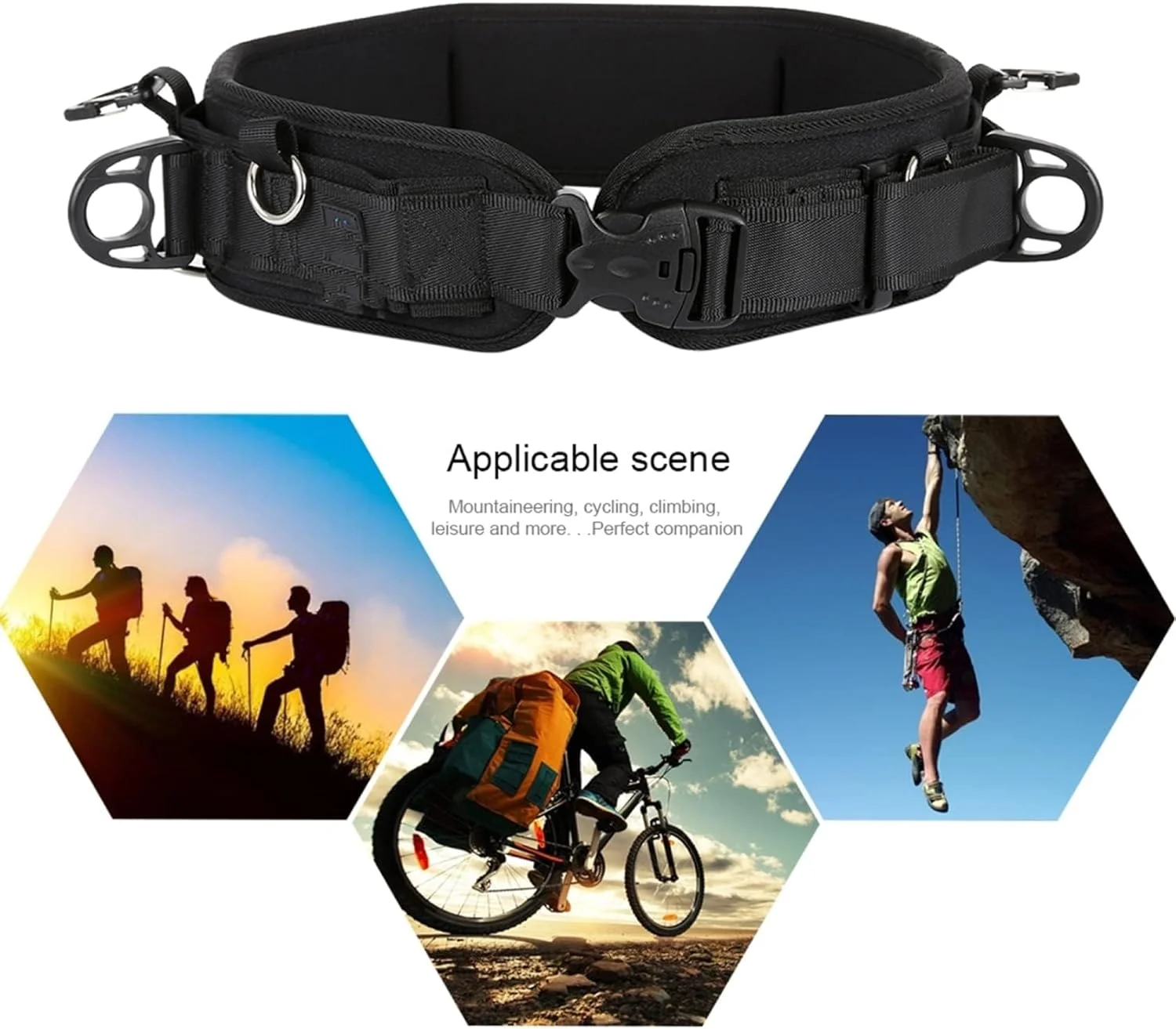 کمربند کمری چند منظوره دوربین eWINNER برای دوربین های SLR/DSLR، بند کمری قابل تنظیم دوربین با قلاب برای آویزان کردن لوازم جانبی عکاسی مناسب برای عکاسان فضای باز کمربند کمری چند منظوره دوربین eWINNER برای دوربین های SLR/DSLR، بند کمری قابل تنظیم دوربین با قلاب برای آویزان کردن لوازم جانبی عکاسی مناسب برای عکاسان فضای باز