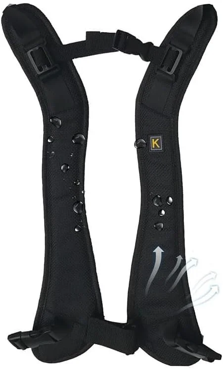 بند دوتایی شانه ای دوربین دیجیتال eWINNER با قابلیت تنظیم سریع برای کانن، نیکون و سونی 2 - مشکی بند دوتایی شانه ای دوربین دیجیتال eWINNER با قابلیت تنظیم سریع برای کانن، نیکون و سونی 2 - مشکی