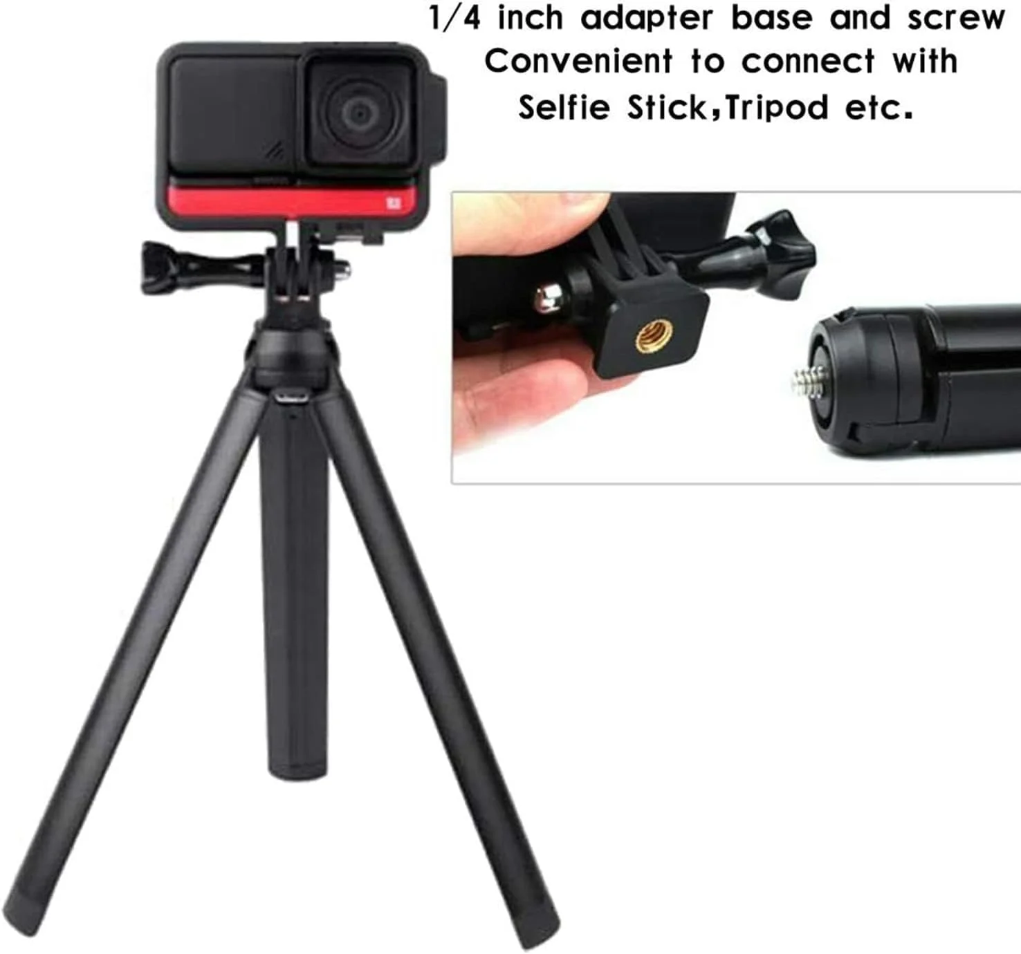 محافظ قاب دوربین eWINNER لوازم جانبی دوربین مناسب برای دوربین ورزشی Insta360 ONE R قاب محافظ بازشو جانبی مدل Tianling
