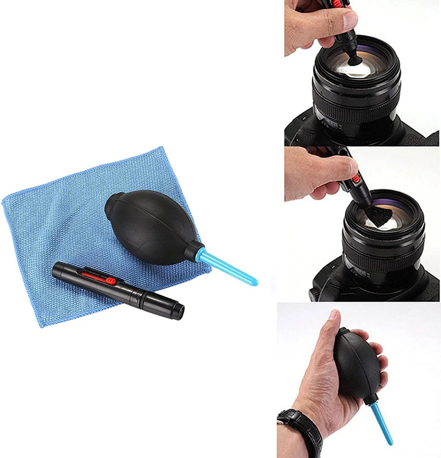 کیت تمیز کننده 3 در 1 eWINNER / کیت تمیز کننده حرفه ای دوربین برای لنزهای نوری و دوربین های دیجیتال SLR برای Canon EOS 1300D، برای Canon EOS 700D، برای Nikon D3300، برای Olympus، برای Sony Alpha کیت تمیز کننده 3 در 1 eWINNER / کیت تمیز کننده حرفه ای دوربین برای لنزهای نوری و دوربین های دیجیتال SLR برای Canon EOS 1300D، برای Canon EOS 700D، برای Nikon D3300، برای Olympus، برای Sony Alpha