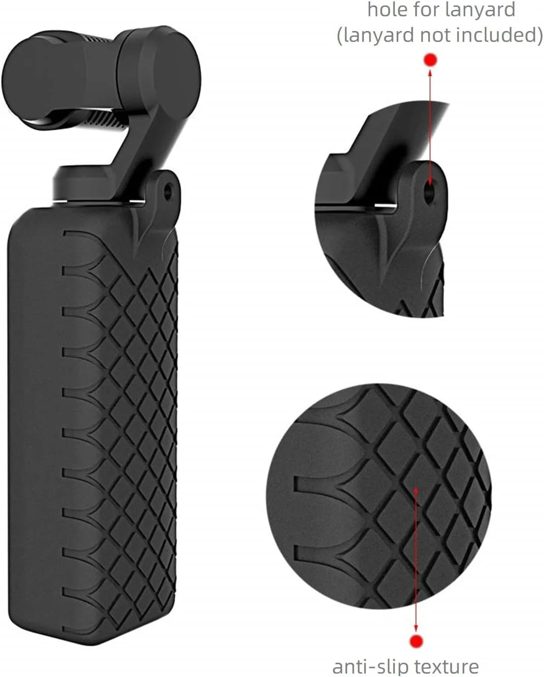 مجموعه کاور محافظ لنز و بدنه سیلیکونی نرم با بافت ضد لغزش 2 در 1 eWINNER سازگار با دوربین گیمبال دستی DJI OSMO Pocket (OSMO Pocket1، مشکی) مجموعه کاور محافظ لنز و بدنه سیلیکونی نرم با بافت ضد لغزش 2 در 1 eWINNER سازگار با دوربین گیمبال دستی DJI OSMO Pocket (OSMO Pocket1، مشکی)