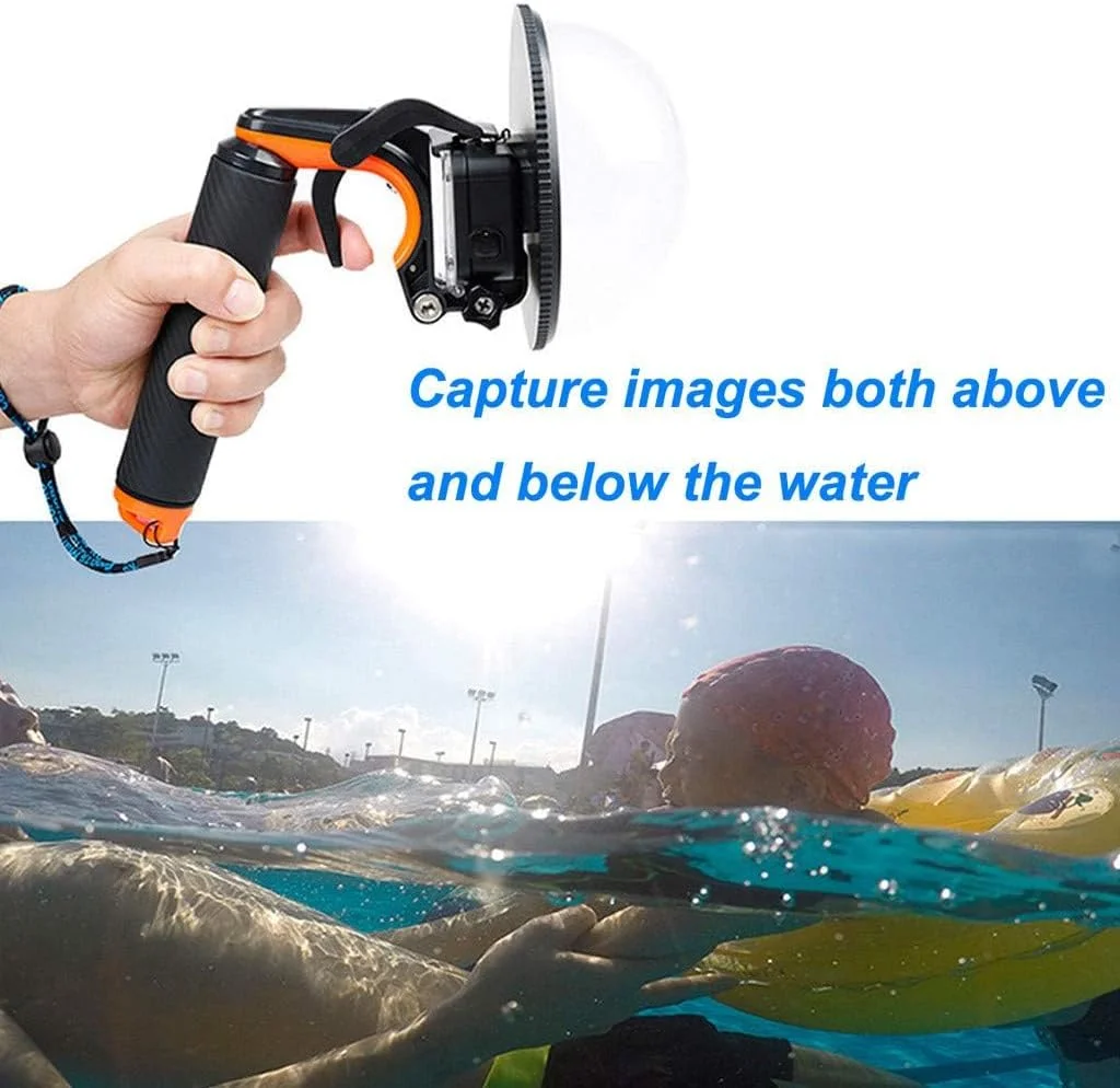 پورت Dome دوربین eWINNER برای دوربین اکشن GoPro Hero، محافظ لنز دوربین غواصی زیر آب با محفظه ضد آب، دسته شناور و لوازم جانبی ضد مه (AT710) پورت Dome دوربین eWINNER برای دوربین اکشن GoPro Hero، محافظ لنز دوربین غواصی زیر آب با محفظه ضد آب، دسته شناور و لوازم جانبی ضد مه (AT710)