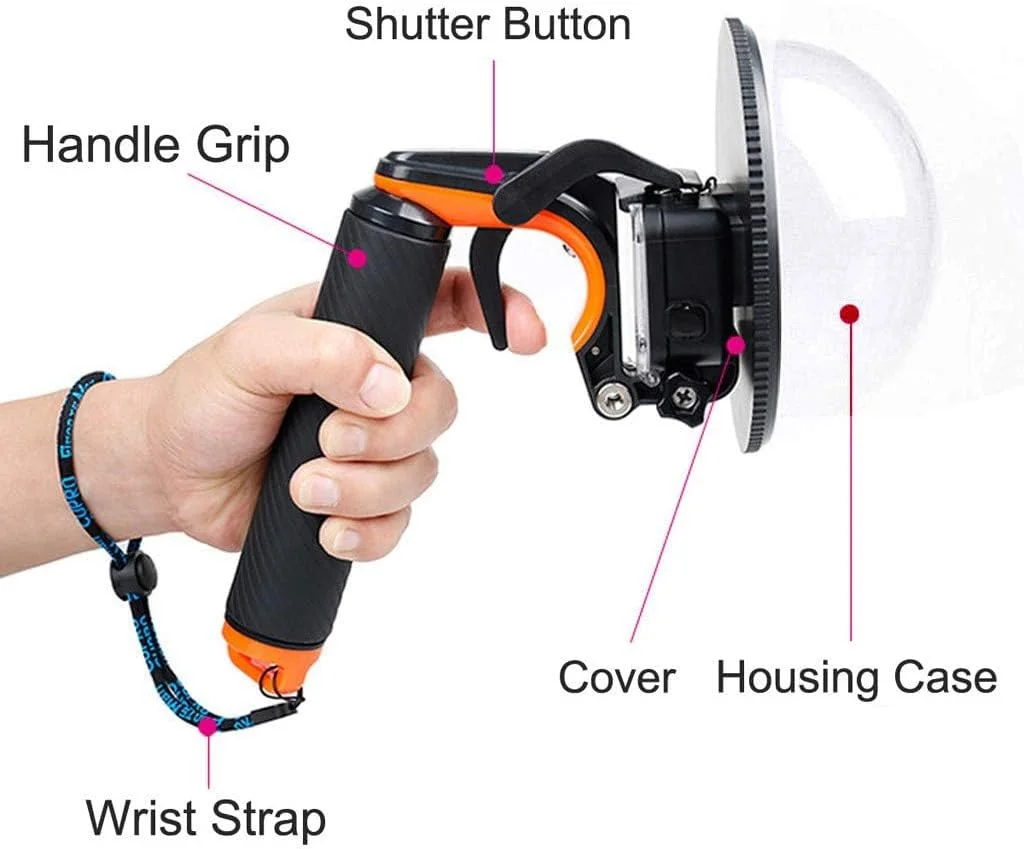 پورت Dome دوربین eWINNER برای دوربین اکشن GoPro Hero، محافظ لنز دوربین غواصی زیر آب با محفظه ضد آب، دسته شناور و لوازم جانبی ضد مه (AT710) پورت Dome دوربین eWINNER برای دوربین اکشن GoPro Hero، محافظ لنز دوربین غواصی زیر آب با محفظه ضد آب، دسته شناور و لوازم جانبی ضد مه (AT710)