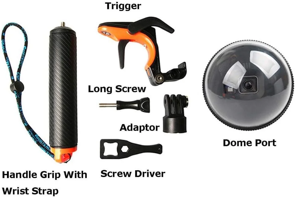 پورت Dome دوربین eWINNER برای دوربین اکشن GoPro Hero، محافظ لنز دوربین غواصی زیر آب با محفظه ضد آب، دسته شناور و لوازم جانبی ضد مه (AT710) پورت Dome دوربین eWINNER برای دوربین اکشن GoPro Hero، محافظ لنز دوربین غواصی زیر آب با محفظه ضد آب، دسته شناور و لوازم جانبی ضد مه (AT710)