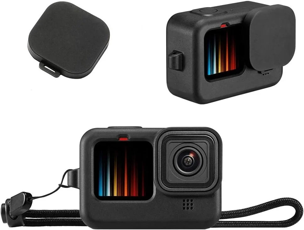 محافظ سیلیکونی بدنه و لنز دوربین اکشن eWINNER سازگار با GoPro Hero 12/Hero 11/Hero 10/Hero 9 - مشکی محافظ سیلیکونی بدنه و لنز دوربین اکشن eWINNER سازگار با GoPro Hero 12/Hero 11/Hero 10/Hero 9 - مشکی