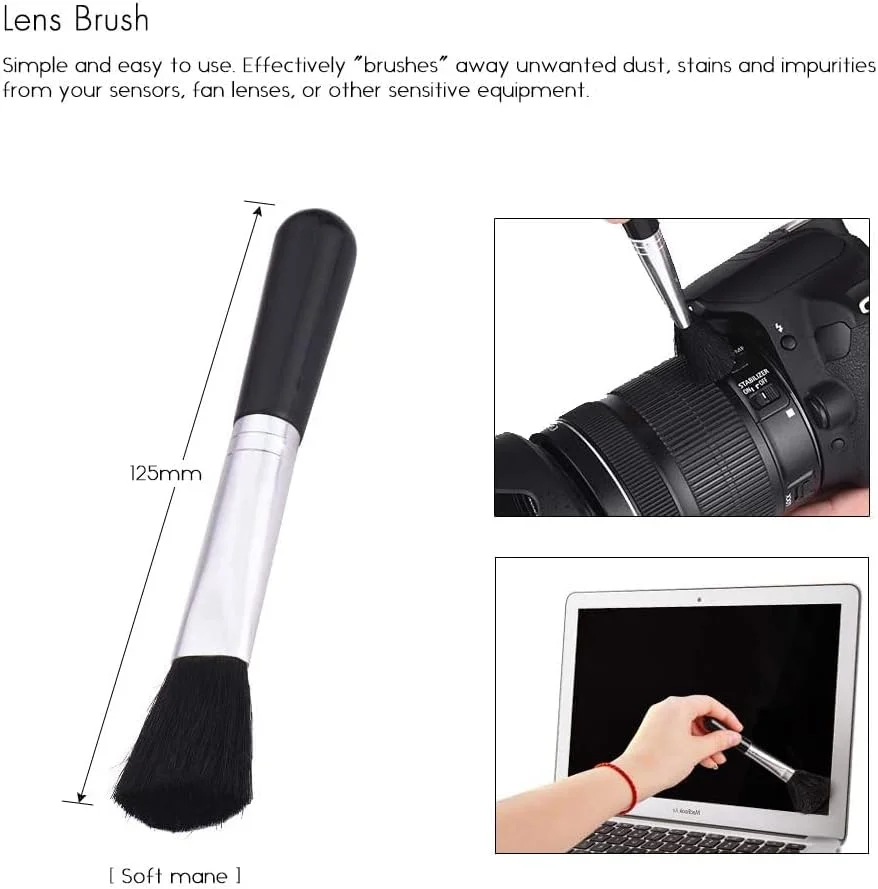 کیت تمیز کننده حرفه ای دوربین ای وینر برای لنزهای نوری و دوربین های SLR دیجیتال (6 در 1) کیت تمیز کننده حرفه ای دوربین ای وینر برای لنزهای نوری و دوربین های SLR دیجیتال (6 در 1)