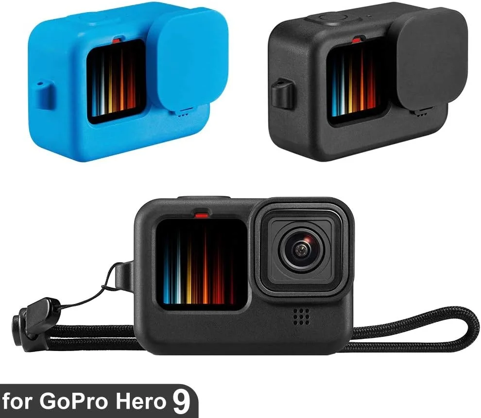 محافظ سیلیکونی بدنه و لنز دوربین اکشن eWINNER سازگار با GoPro Hero 12/Hero 11/Hero 10/Hero 9 - مشکی محافظ سیلیکونی بدنه و لنز دوربین اکشن eWINNER سازگار با GoPro Hero 12/Hero 11/Hero 10/Hero 9 - مشکی