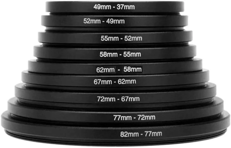 فیلتر لنز دوربین فلزی eWINNER (9 عدد، مشکی) فیلتر لنز دوربین فلزی eWINNER (9 عدد، مشکی)