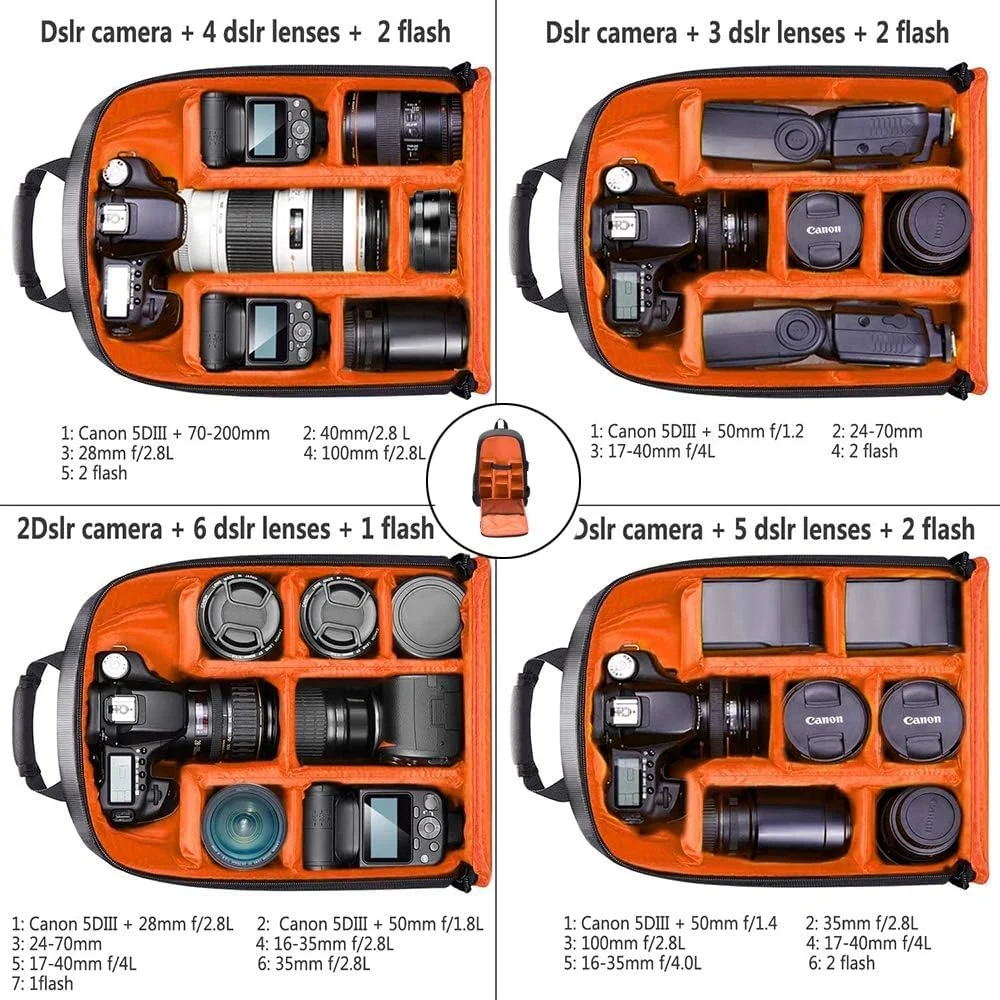 کیف دوربین DSLR دیجیتال ضد آب eWINNER کوله پشتی ضد ضربه کیف پیاده روی کاور لپ تاپ 15.6 اینچی / لنز کیف نگهداری با ظرفیت بزرگ سازگار با لوازم جانبی دوربین نیکون کانن سونی کیف دوربین DSLR دیجیتال ضد آب eWINNER کوله پشتی ضد ضربه کیف پیاده روی کاور لپ تاپ 15.6 اینچی / لنز کیف نگهداری با ظرفیت بزرگ سازگار با لوازم جانبی دوربین نیکون کانن سونی
