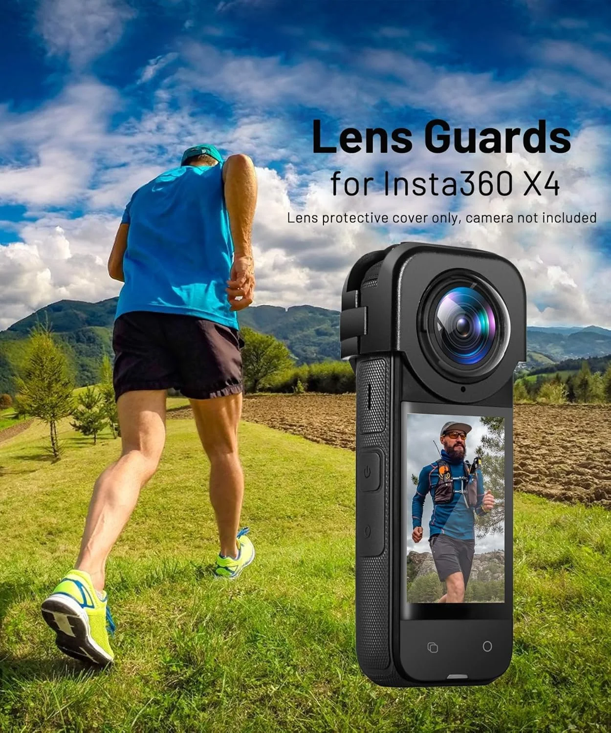 محافظ لنز eWINNER سازگار با دوربین Insta360 X4، درپوش محافظ لنز شیشه ای تمپر شده نوری مناسب برای لوازم جانبی Insta 360 X4 ضد آب و ضد مه محافظ لنز eWINNER سازگار با دوربین Insta360 X4، درپوش محافظ لنز شیشه ای تمپر شده نوری مناسب برای لوازم جانبی Insta 360 X4 ضد آب و ضد مه