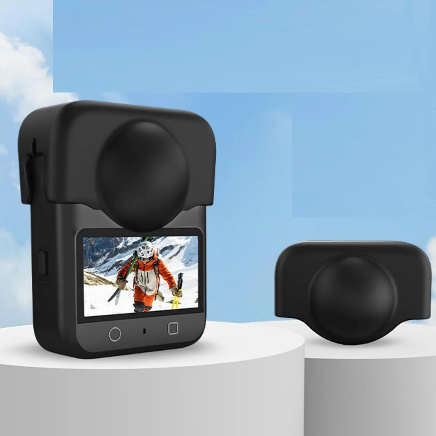 محافظ لنز دوربین eWINNER برای DJI OSMO 360، درپوش سیلیکونی لنز دوربین پانوراما برای لوازم جانبی دوربین DJI Osmo 360، ضد گرد و غبار، ضد خش، محافظت ضد ضربه محافظ لنز دوربین eWINNER برای DJI OSMO 360، درپوش سیلیکونی لنز دوربین پانوراما برای لوازم جانبی دوربین DJI Osmo 360، ضد گرد و غبار، ضد خش، محافظت ضد ضربه