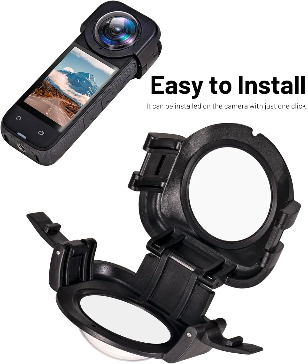 محافظ لنز eWINNER سازگار با دوربین Insta360 X4، درپوش محافظ لنز شیشه ای تمپر شده نوری مناسب برای لوازم جانبی Insta 360 X4 ضد آب و ضد مه محافظ لنز eWINNER سازگار با دوربین Insta360 X4، درپوش محافظ لنز شیشه ای تمپر شده نوری مناسب برای لوازم جانبی Insta 360 X4 ضد آب و ضد مه