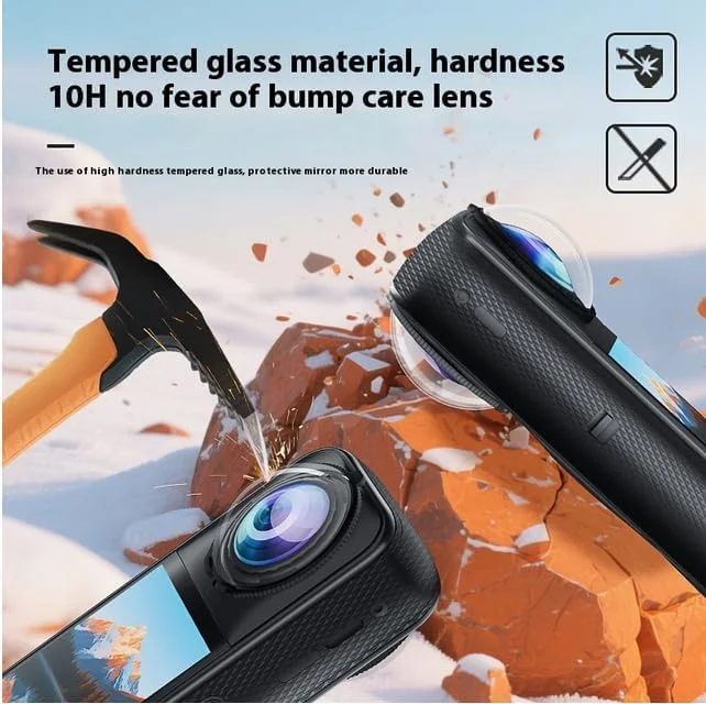 محافظ لنز eWINNER برای Insta360 X5 / محافظ لنز شیشه ای نوری پوشش محافظ برای Insta 360 X5 لنز محافظ درجه یک ضد خش ضد مه لوازم جانبی درپوش لنز دوربین (جنس PC) محافظ لنز eWINNER برای Insta360 X5 / محافظ لنز شیشه ای نوری پوشش محافظ برای Insta 360 X5 لنز محافظ درجه یک ضد خش ضد مه لوازم جانبی درپوش لنز دوربین (جنس PC)