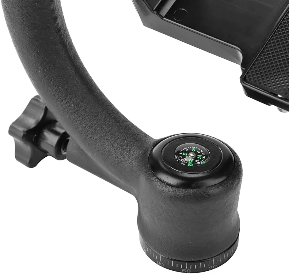 سر سه پایه گیمبال حرفه ای آلومینیومی eWINNER با قابلیت چرخش 360 درجه و صفحه رهاسازی سریع 1/4 اینچی برای دوربین های DSLR کانن نیکون، دوربین های فیلمبرداری و لنزهای تله فوتو سنگین مناسب برای عکاسی از پرندگان