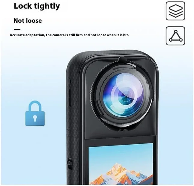 محافظ لنز eWINNER برای Insta360 X5 / محافظ لنز شیشه ای نوری پوشش محافظ برای Insta 360 X5 لنز محافظ درجه یک ضد خش ضد مه لوازم جانبی درپوش لنز دوربین (جنس PC) محافظ لنز eWINNER برای Insta360 X5 / محافظ لنز شیشه ای نوری پوشش محافظ برای Insta 360 X5 لنز محافظ درجه یک ضد خش ضد مه لوازم جانبی درپوش لنز دوربین (جنس PC)