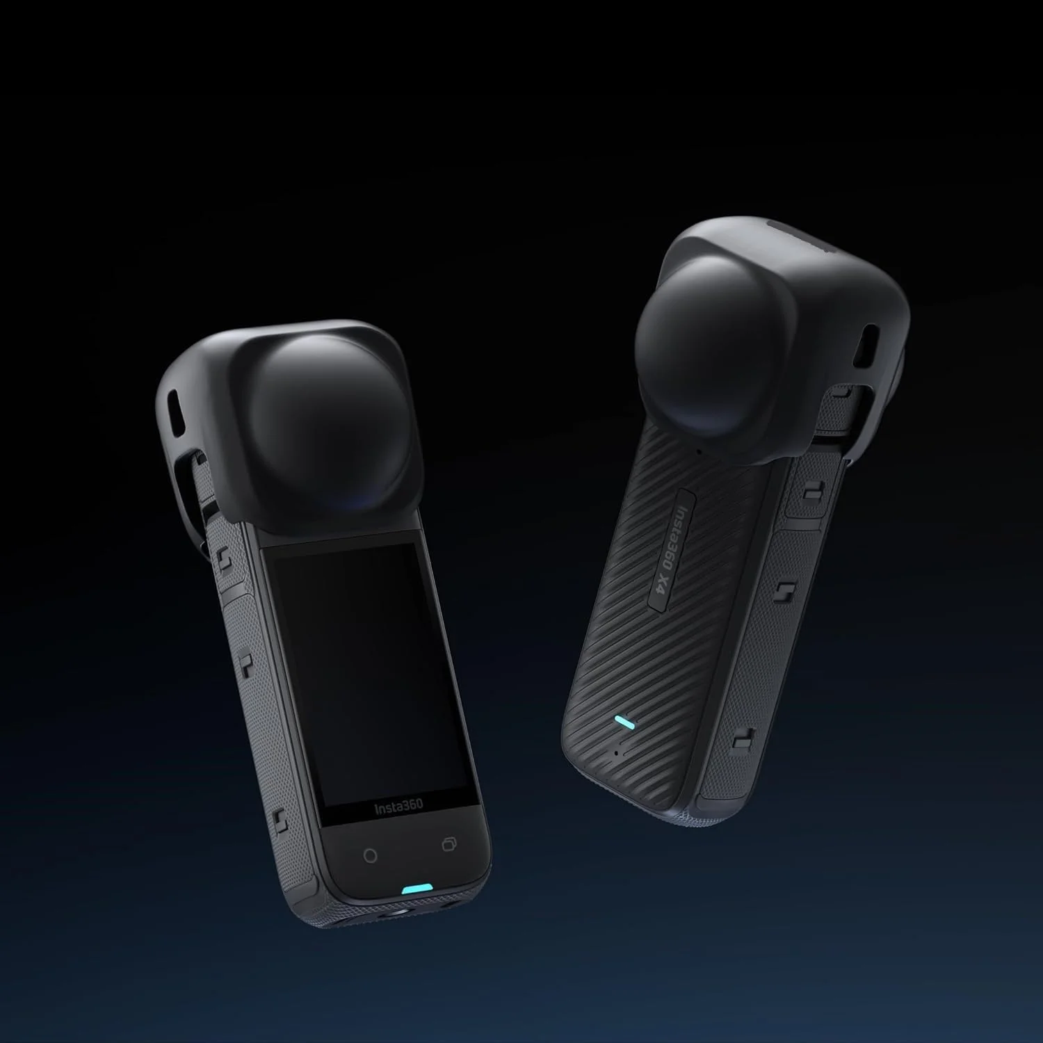 محافظ لنز سیلیکونی eWINNER بسته 2 عددی برای دوربین Insta360 X5 / X4 / درپوش محافظ لنز دوربین اکشن، محافظ انعطاف پذیر برای لوازم جانبی Insta 360 X5 X4