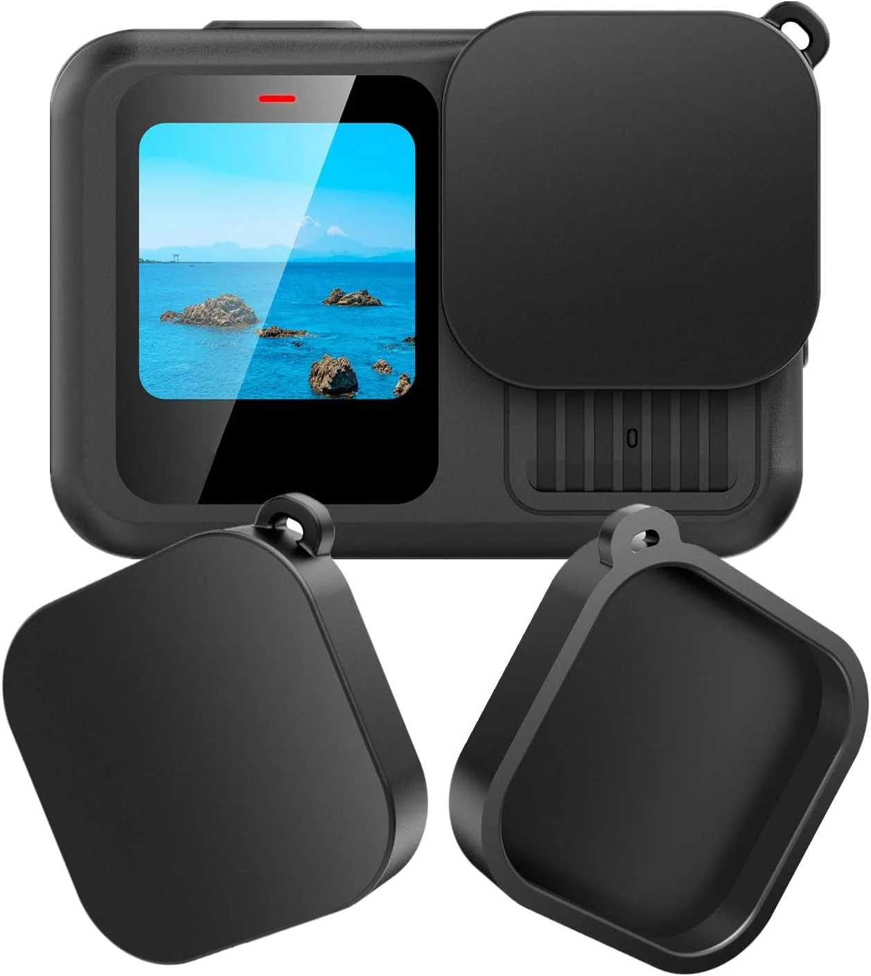 eWINNER بسته 2 عددی درپوش لنز سیلیکونی برای GoPro Hero 13 Black / لوازم جانبی پوشش محافظ درپوش برای دوربین های اکشن GoPro Hero13 (درپوش لنز) eWINNER بسته 2 عددی درپوش لنز سیلیکونی برای GoPro Hero 13 Black / لوازم جانبی پوشش محافظ درپوش برای دوربین های اکشن GoPro Hero13 (درپوش لنز)