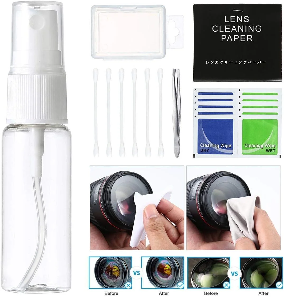 مجموعه تمیز کننده حرفه ای دوربین eWINNER 53 در 1 برای لنزهای نوری و دوربین های دیجیتال SLR برای Canon EOS 1300D 1200/700D برای Nikon D40/D90 برای Olympus برای Sony