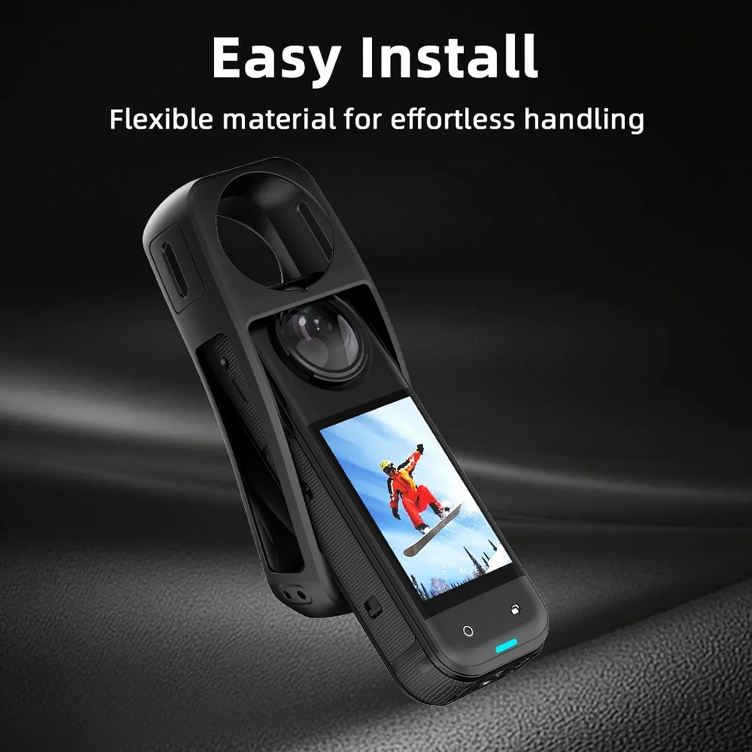 محافظ سیلیکونی eWINNER برای لنز Insta360 X5، کیت ترکیبی درب لنز، محافظت در برابر افتادن، ضد گرد و غبار، همراه با بند درب لنز و بند گردنی برای لوازم جانبی بدنه دوربین Insta360 X5 (مشکی) محافظ سیلیکونی eWINNER برای لنز Insta360 X5، کیت ترکیبی درب لنز، محافظت در برابر افتادن، ضد گرد و غبار، همراه با بند درب لنز و بند گردنی برای لوازم جانبی بدنه دوربین Insta360 X5 (مشکی)