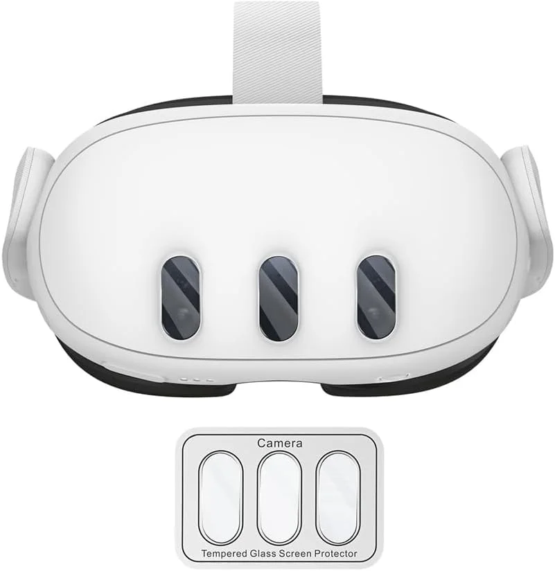 محافظ لنز دوربین 6 عددی eWINNER سازگار با Oculus Quest 3 VR، ضد خش، بدون حباب، شیشه حرارت دیده با وضوح بالا، لوازم جانبی محافظ هدست Meta Quest3 محافظ لنز دوربین 6 عددی eWINNER سازگار با Oculus Quest 3 VR، ضد خش، بدون حباب، شیشه حرارت دیده با وضوح بالا، لوازم جانبی محافظ هدست Meta Quest3
