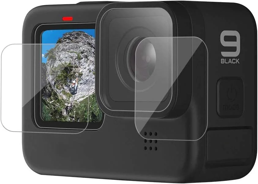 محافظ صفحه نمایش شیشه ای حرارت دیده eWINNER، 3 تکه/ست، سازگار با دوربین های اکشن GoPro Hero 12 11 10 9 Black، محافظ شیشه ای برای صفحه نمایش دوربین Go pro Hero و لنز جلو و عقب محافظ صفحه نمایش شیشه ای حرارت دیده eWINNER، 3 تکه/ست، سازگار با دوربین های اکشن GoPro Hero 12 11 10 9 Black، محافظ شیشه ای برای صفحه نمایش دوربین Go pro Hero و لنز جلو و عقب