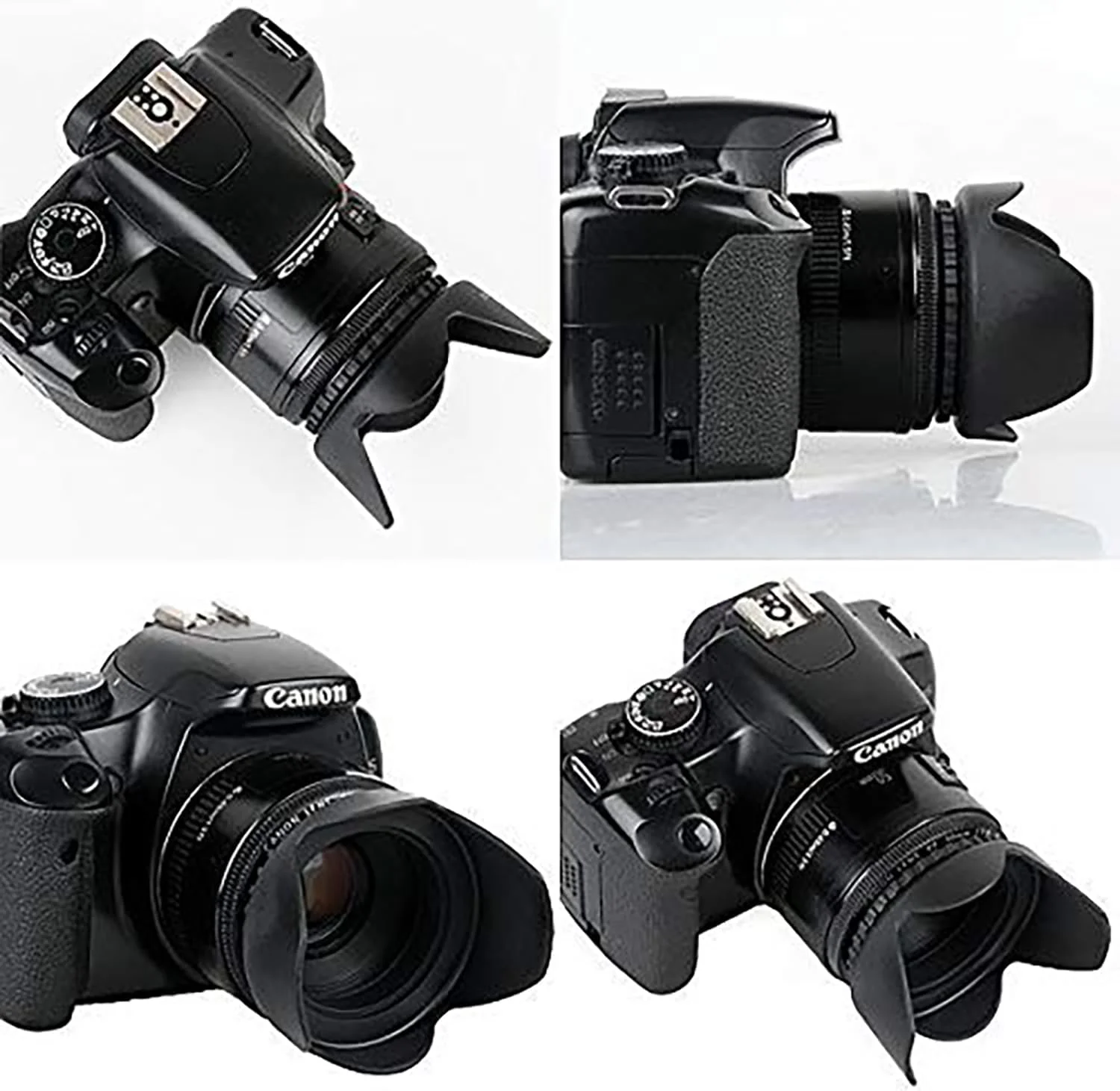 آفتابگیر لنز گل لاله ای eWINNER برای لنز دوربین نیکون/کانن/پنتاکس SLR (58 میلی متر) آفتابگیر لنز گل لاله ای eWINNER برای لنز دوربین نیکون/کانن/پنتاکس SLR (58 میلی متر)