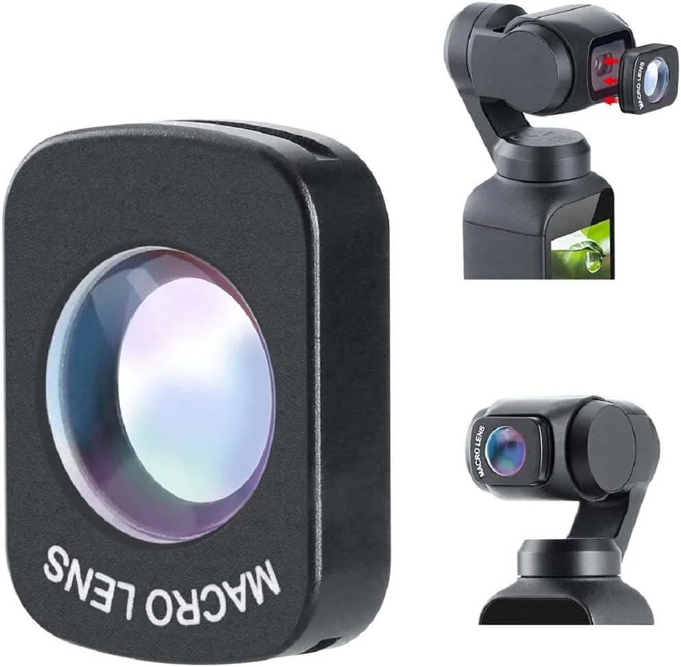لنز ماکرو چند لایه HD اپتیکال شیشه ای eWINNER OP-6 سازگار با DJI OSMO Pocket، لوازم جانبی گیمبال، لنز ماکرو 10X برای دوربین و گیمبال دستی لنز ماکرو چند لایه HD اپتیکال شیشه ای eWINNER OP-6 سازگار با DJI OSMO Pocket، لوازم جانبی گیمبال، لنز ماکرو 10X برای دوربین و گیمبال دستی