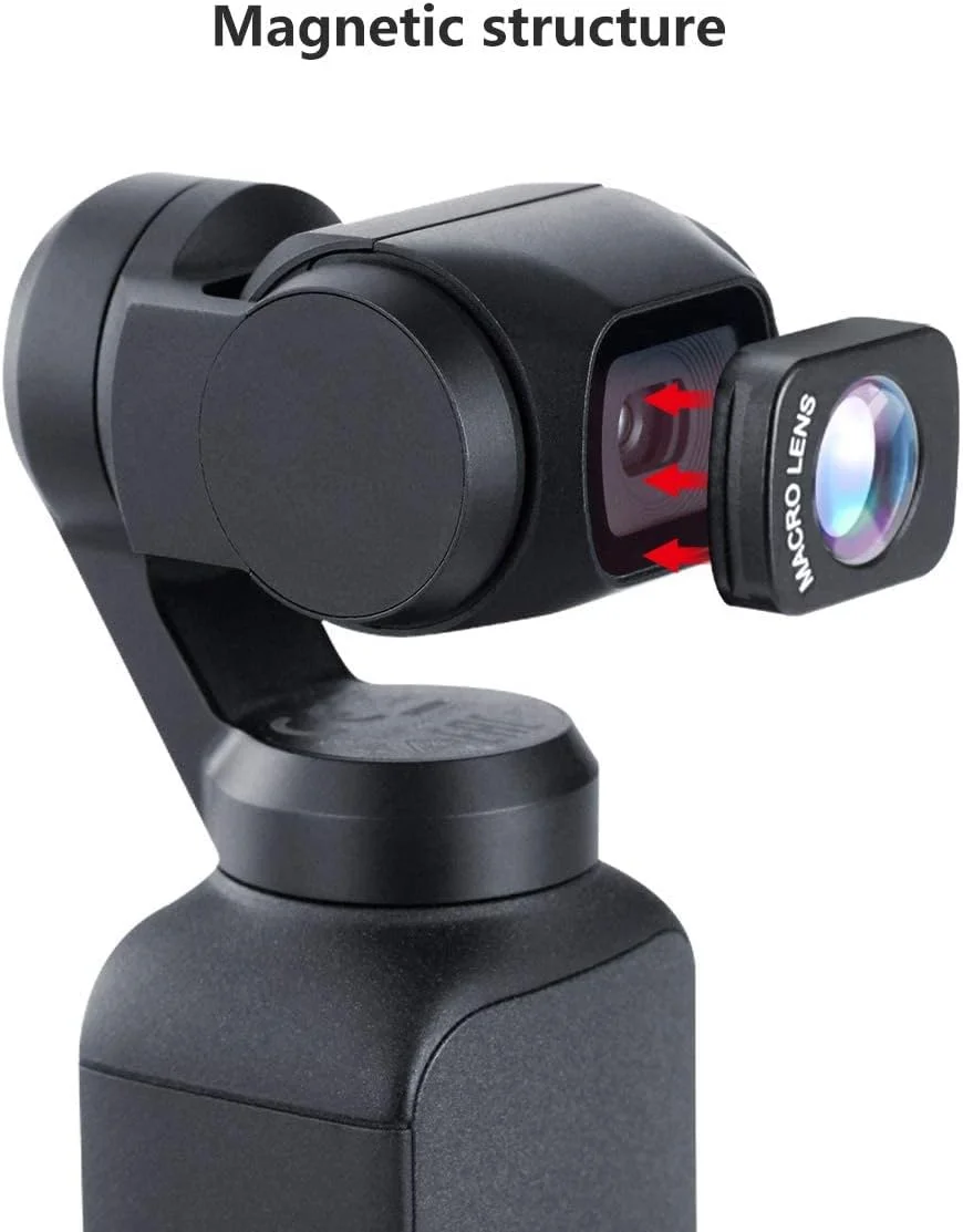 لنز ماکرو چند لایه HD اپتیکال شیشه ای eWINNER OP-6 سازگار با DJI OSMO Pocket، لوازم جانبی گیمبال، لنز ماکرو 10X برای دوربین و گیمبال دستی لنز ماکرو چند لایه HD اپتیکال شیشه ای eWINNER OP-6 سازگار با DJI OSMO Pocket، لوازم جانبی گیمبال، لنز ماکرو 10X برای دوربین و گیمبال دستی