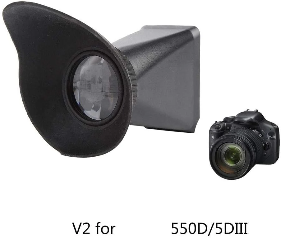 لنز چشمی زوم دوربین eWINNER با بزرگنمایی 2.8 برابری صفحه نمایش LCD و آفتابگیر، سازگار با دوربین Canon 550D/5DIII (V2) لنز چشمی زوم دوربین eWINNER با بزرگنمایی 2.8 برابری صفحه نمایش LCD و آفتابگیر، سازگار با دوربین Canon 550D/5DIII (V2)