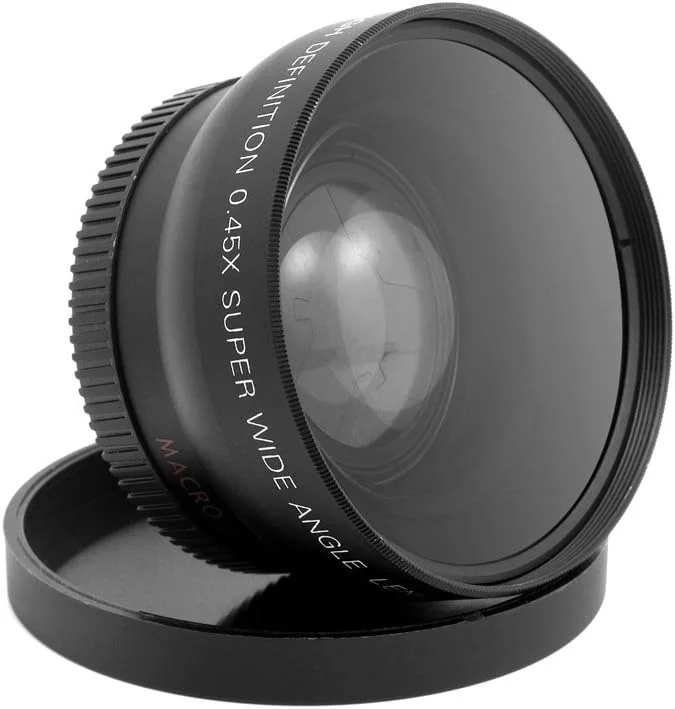 لنز دوربین DSLR واید انگل 52 میلی‌متری eWINNER 0.45X High Definition Macro (مناسب نیکون)
