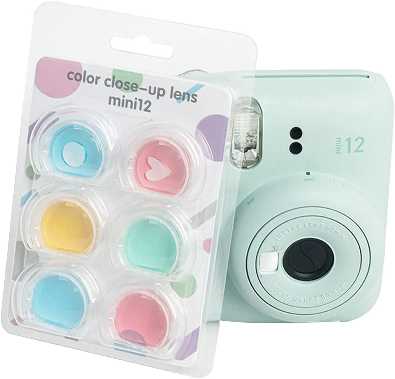 لنزهای فیلتر رنگی کلوزآپ eWINNER برای دوربین های Instax Mini 12 / مجموعه فیلتر لنز رنگی کلوزآپ 6 عددی برای دوربین های فیلم فوری Fujifilm Instax Mini 12 (برای مینی 12/6 عدد/مجموعه) لنزهای فیلتر رنگی کلوزآپ eWINNER برای دوربین های Instax Mini 12 / مجموعه فیلتر لنز رنگی کلوزآپ 6 عددی برای دوربین های فیلم فوری Fujifilm Instax Mini 12 (برای مینی 12/6 عدد/مجموعه)