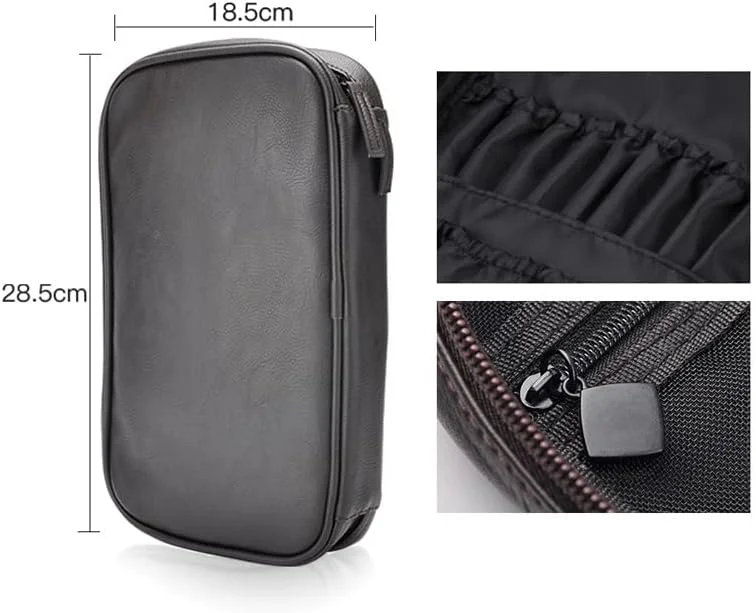 ست برس آرایشی 28 عددی Skipdr، برس های حرفه ای پودر، رژگونه، کرم پودر، سایه چشم، کیت برس لوازم آرایشی با کیف چرمی PU ست برس آرایشی 28 عددی Skipdr، برس های حرفه ای پودر، رژگونه، کرم پودر، سایه چشم، کیت برس لوازم آرایشی با کیف چرمی PU