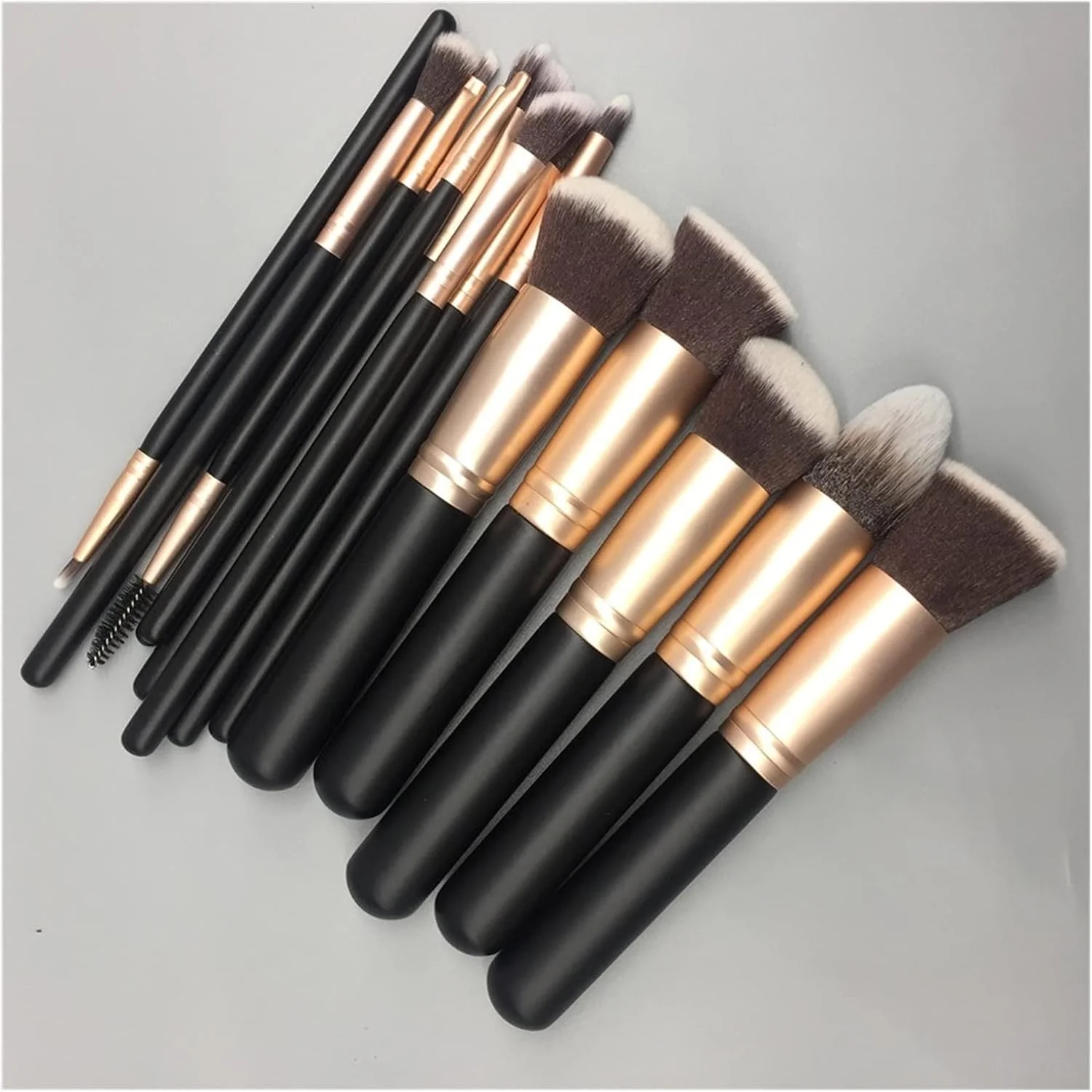 ست برس آرایشی اسکیپدر 14 عددی برای کرم پودر، پودر، رژگونه، لب، ابرو، سایه چشم، خط چشم، ابزار آرایشی
