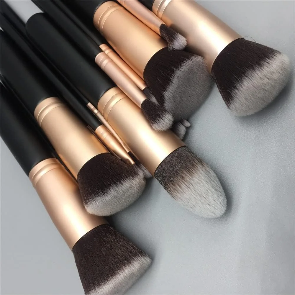 ست برس آرایشی اسکیپدر 14 عددی برای کرم پودر، پودر، رژگونه، لب، ابرو، سایه چشم، خط چشم، ابزار آرایشی ست برس آرایشی اسکیپدر 14 عددی برای کرم پودر، پودر، رژگونه، لب، ابرو، سایه چشم، خط چشم، ابزار آرایشی