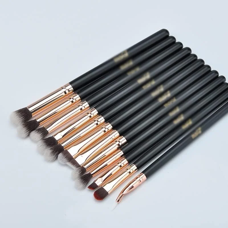 ست برس آرایشی سایه چشم 12 عددی Skipdr، کانسیلر، سایه چشم، ترکیب کننده، خط چشم، برس آرایشی رز گلد ست برس آرایشی سایه چشم 12 عددی Skipdr، کانسیلر، سایه چشم، ترکیب کننده، خط چشم، برس آرایشی رز گلد