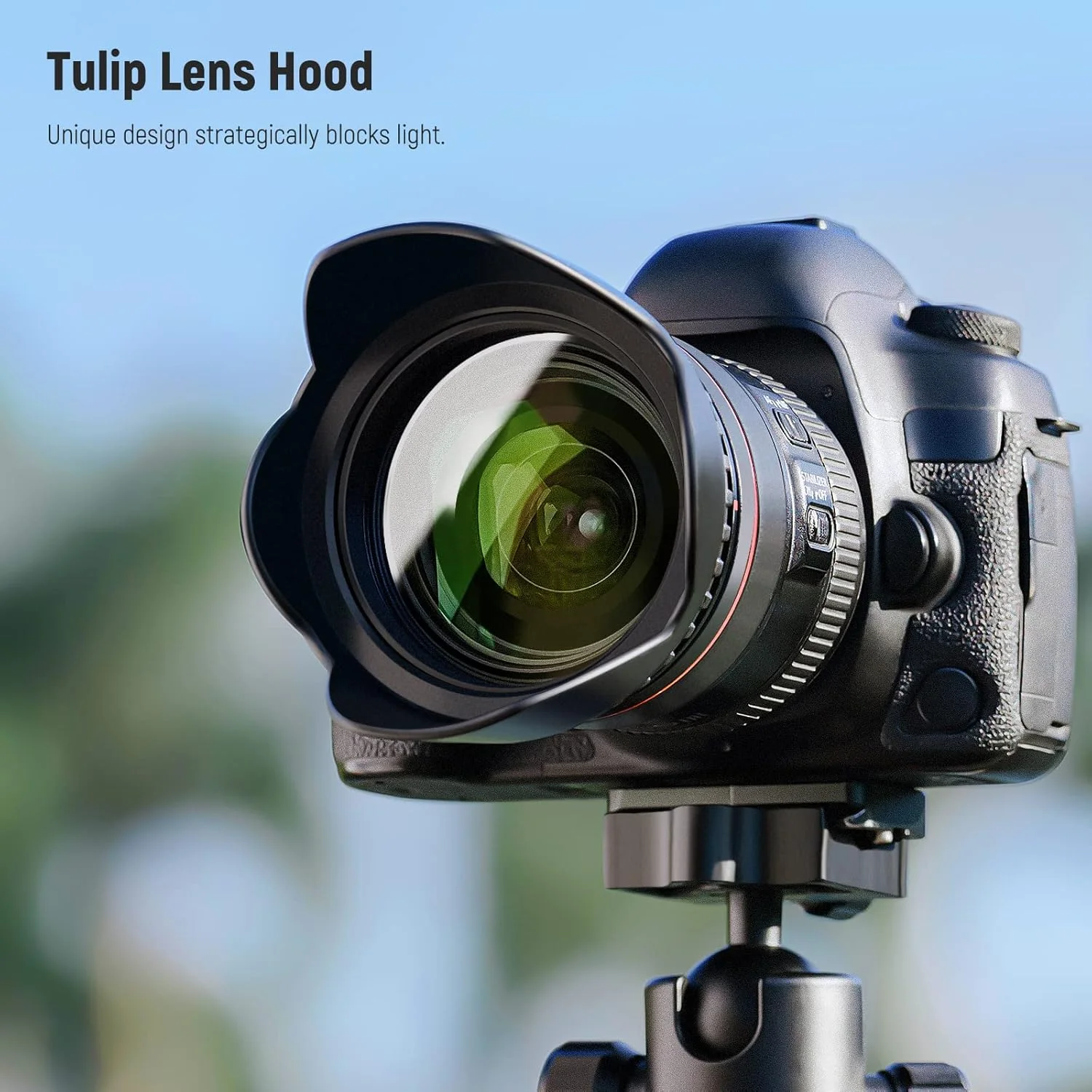 کیت فیلتر ND 82 میلی‌متری NEEWER و لوازم جانبی لنز، مجموعه فیلتر ND2 ND4 ND8 UV FLD CPL (پلاریزه دایره‌ای) با درپوش لنز/هود لنز گل لاله