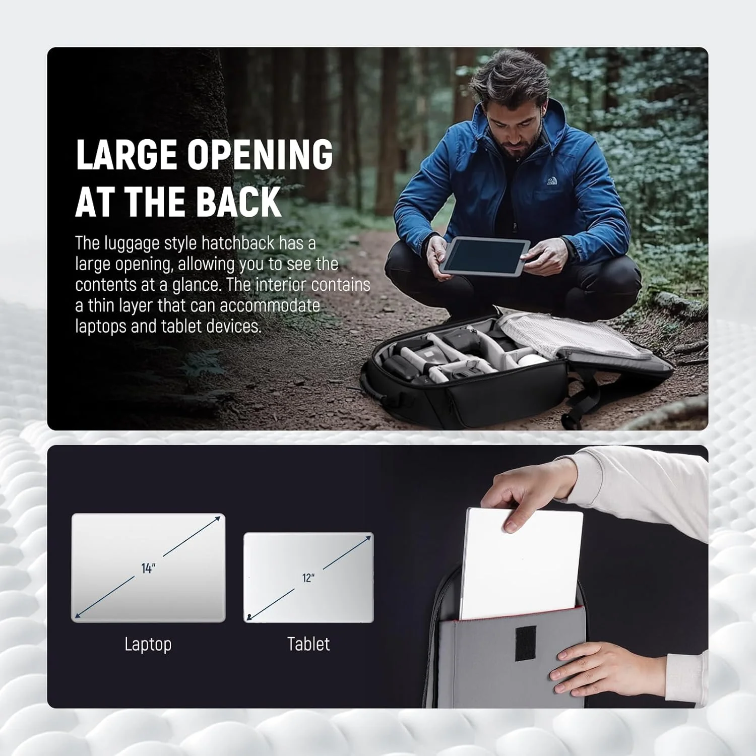 کیف دوربین عکاسی NEEWER BASICS، کوله پشتی دیجیتال ضد آب و مقاوم در برابر ضربه، کیف بزرگ سازگار با لنزهای بدون آینه DSLR سونی کانن نیکون و لوازم جانبی کوچک عکاسی، PB26 مشکی