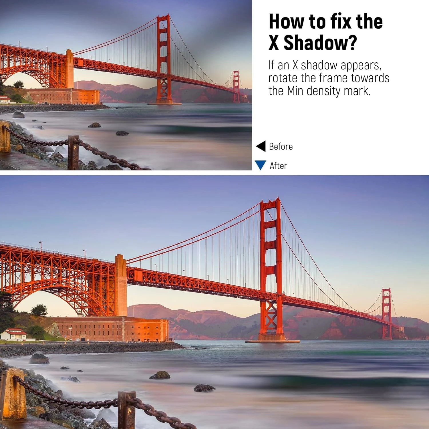 فیلتر ND متغیر 58 میلی‌متری Neewer ND3-ND1000، فیلتر کاهنده نور خنثی 1.5-10 استاپ با شیشه اپتیکال HD و پوشش نانو 30 لایه دو طرفه، ضد آب/ضد خش/فریم آلومینیومی