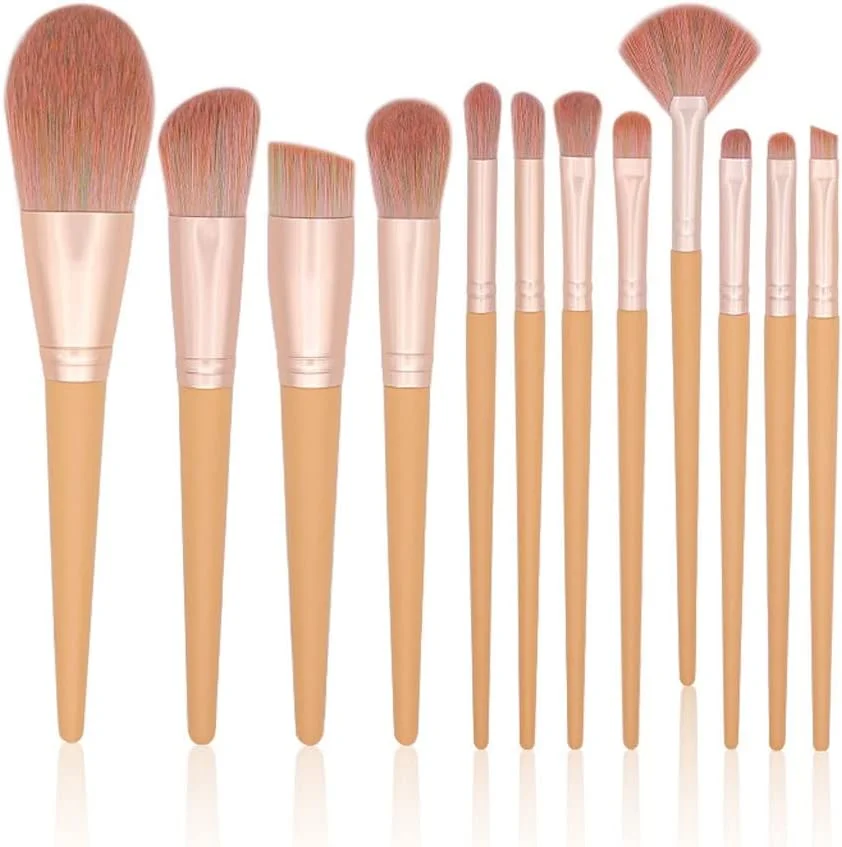 ست 12 عددی براش آرایشی SKipdr، ست کامل براش پودر فیکس، رژگونه، سایه چشم، ابزار آرایشی