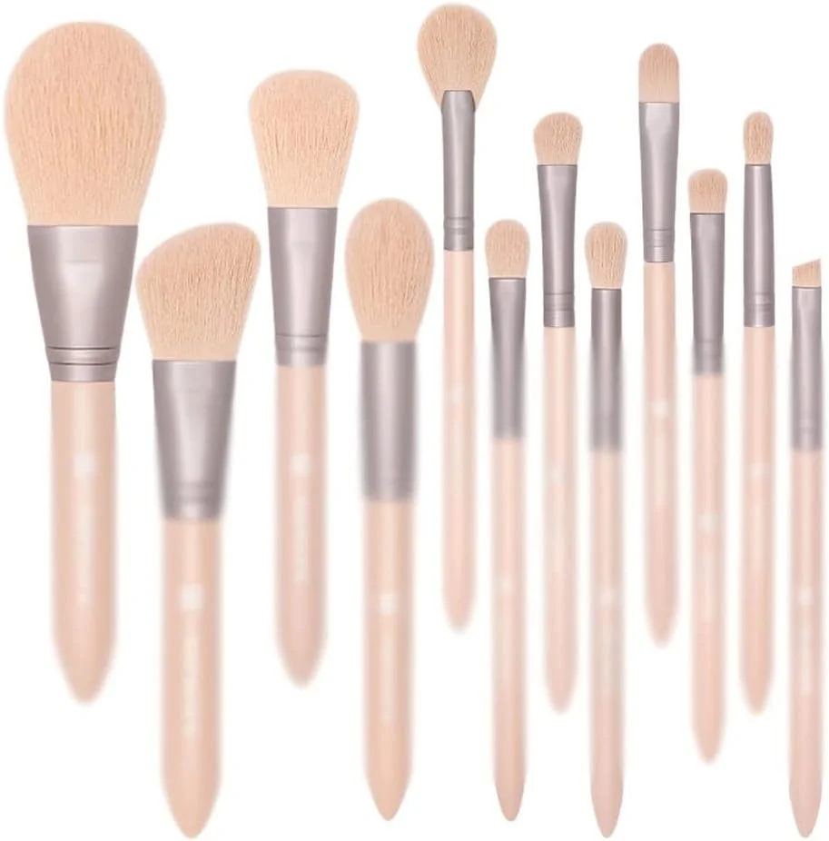 ست 12 عددی براش آرایشی SKipdr، ست کامل براش پودر فیکس، ابزار آرایشی، براش سایه چشم، براش هایلایتر و رژگونه