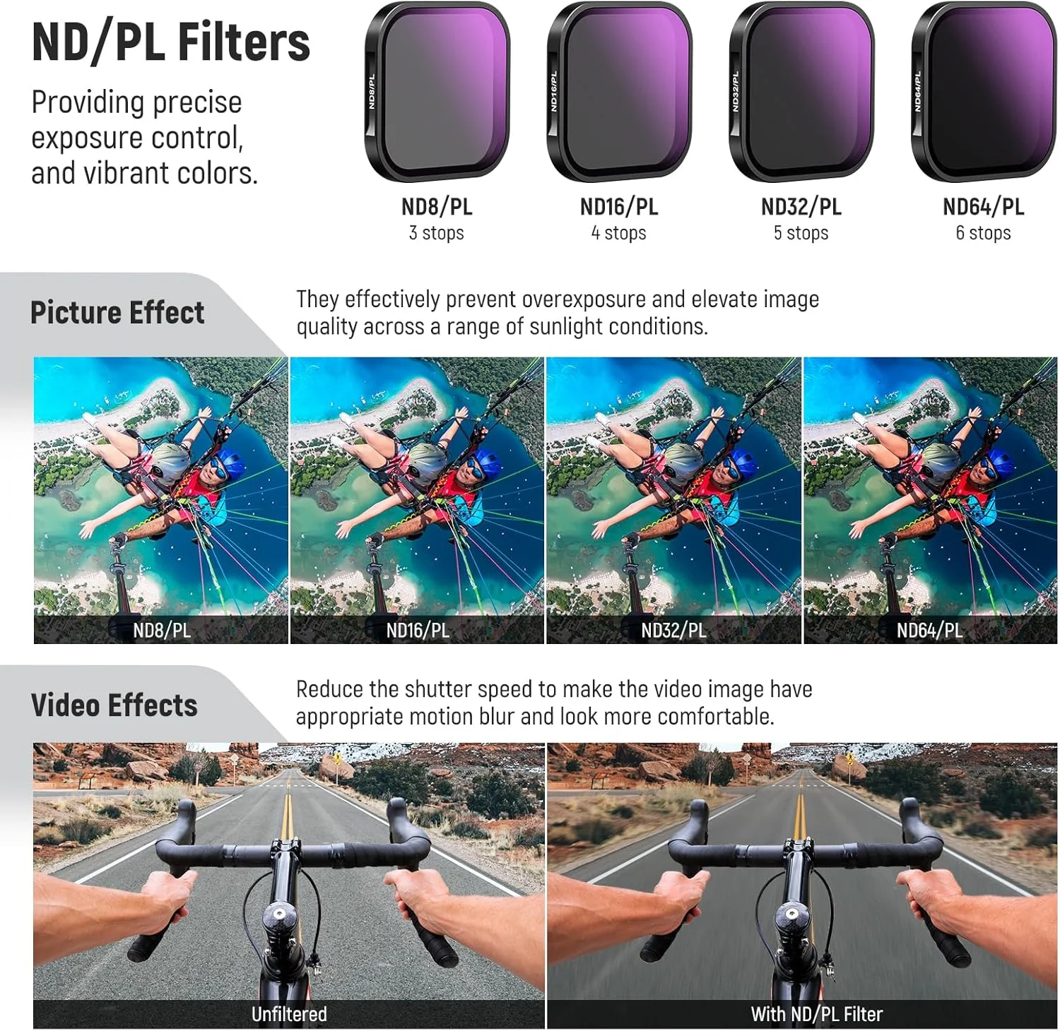 مجموعه فیلتر ND/PL نیور سازگار با Insta360 ACE PRO، بسته 4 عددی ND8/PL ND16/PL ND32/PL ND64/PL، لوازم جانبی دوربین اکشن، فیلتر پلاریزه CPL و ND 2 در 1، کیت فیلتر پلاریزه و چگالی خنثی مجموعه فیلتر ND/PL نیور سازگار با Insta360 ACE PRO، بسته 4 عددی ND8/PL ND16/PL ND32/PL ND64/PL، لوازم جانبی دوربین اکشن، فیلتر پلاریزه CPL و ND 2 در 1، کیت فیلتر پلاریزه و چگالی خنثی