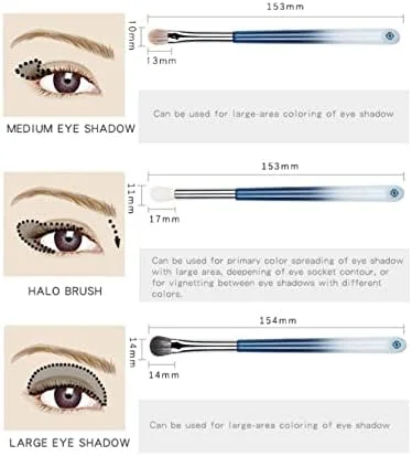 ست 11 عددی براش آرایشی نرم اسکیپدر، ابزار آرایشی، قلم مو، پودر، کرم پودر، سایه چشم، زیبایی