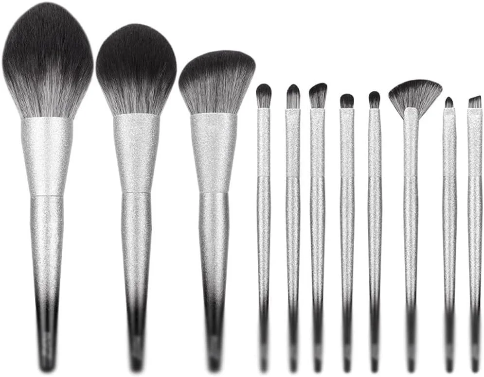 SKipdr 11 Brushes Set Complete Eyeshadow Brushes Loose Powder Brushes Makeup Tools