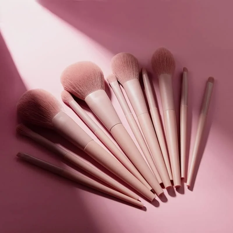 ست 11 عددی برس آرایشی حرفه ای SKipdr به همراه کیف، موی مصنوعی، مناسب برای سایه چشم، ترکیب، پودر و هایلایتر ست 11 عددی برس آرایشی حرفه ای SKipdr به همراه کیف، موی مصنوعی، مناسب برای سایه چشم، ترکیب، پودر و هایلایتر