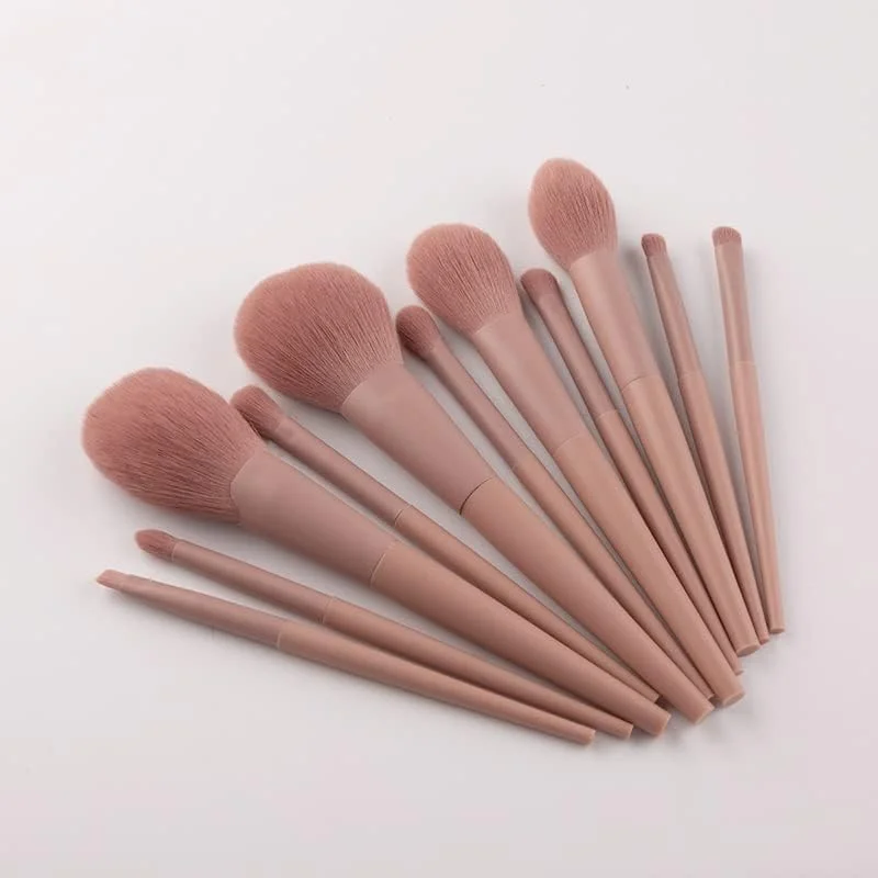 ست 11 عددی برس آرایشی حرفه ای SKipdr به همراه کیف، موی مصنوعی، مناسب برای سایه چشم، ترکیب، پودر و هایلایتر ست 11 عددی برس آرایشی حرفه ای SKipdr به همراه کیف، موی مصنوعی، مناسب برای سایه چشم، ترکیب، پودر و هایلایتر