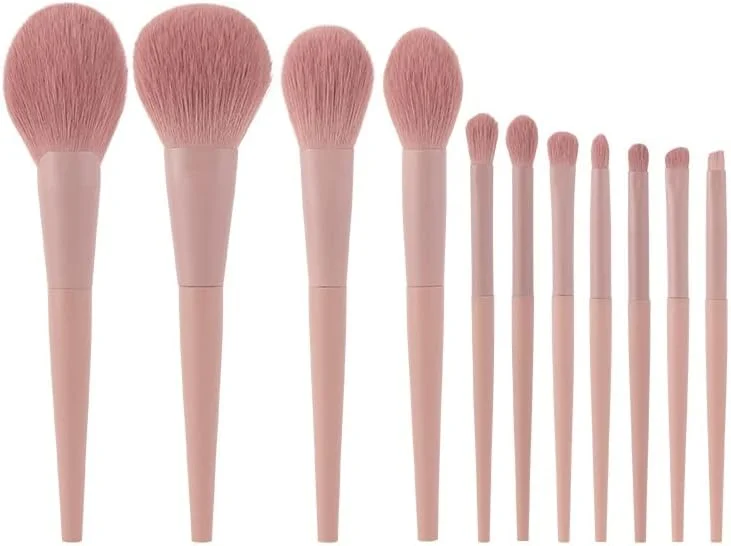 ست 11 عددی برس آرایشی حرفه ای SKipdr به همراه کیف، موی مصنوعی، مناسب برای سایه چشم، ترکیب، پودر و هایلایتر ست 11 عددی برس آرایشی حرفه ای SKipdr به همراه کیف، موی مصنوعی، مناسب برای سایه چشم، ترکیب، پودر و هایلایتر