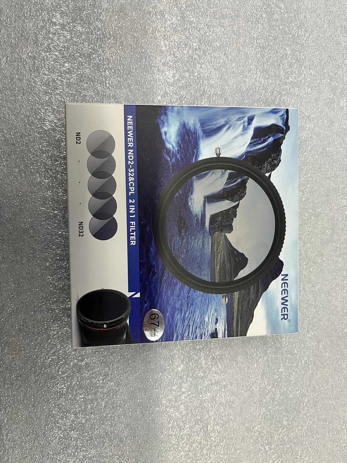 فیلتر ND متغیر 2 در 1 NEEWER 67mm ND2–ND32 و فیلتر CPL (فیلتر پلاریزه دایره ای) بدون ضربدر X / پوشش نانو 30 لایه / شیشه نوری HD / قاب آلیاژ آلومینیوم فوق العاده باریک / ضد آب / مقاوم در برابر خراش فیلتر ND متغیر 2 در 1 NEEWER 67mm ND2–ND32 و فیلتر CPL (فیلتر پلاریزه دایره ای) بدون ضربدر X / پوشش نانو 30 لایه / شیشه نوری HD / قاب آلیاژ آلومینیوم فوق العاده باریک / ضد آب / مقاوم در برابر خراش