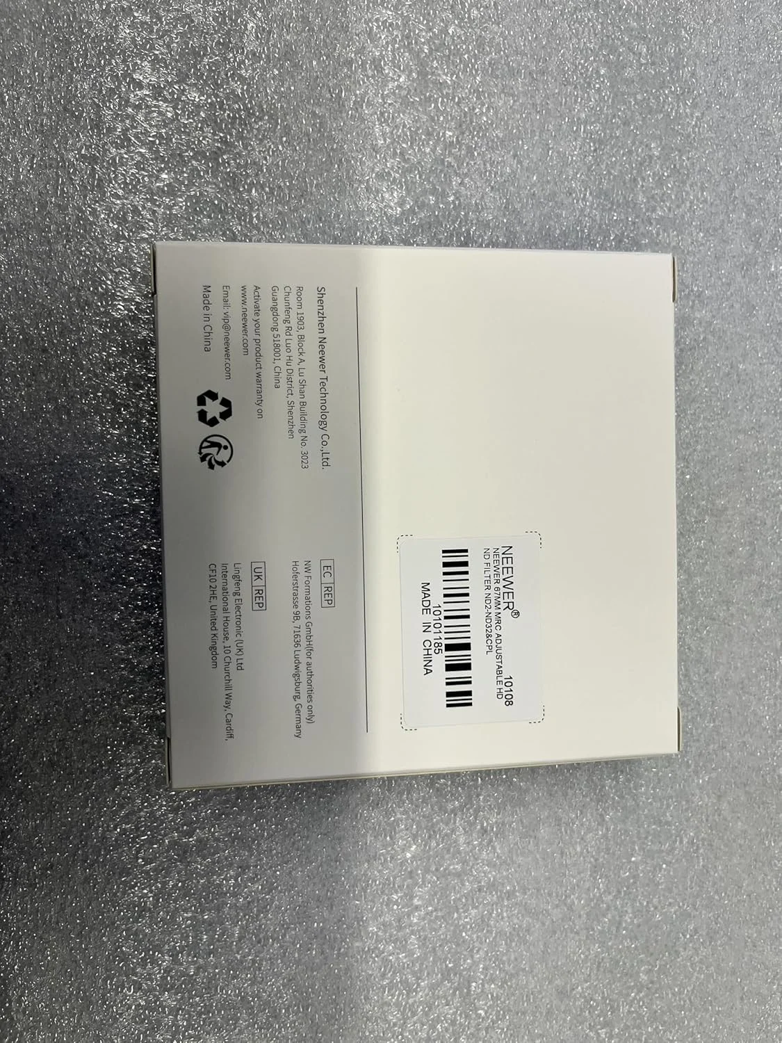 فیلتر ND متغیر 2 در 1 NEEWER 67mm ND2–ND32 و فیلتر CPL (فیلتر پلاریزه دایره ای) بدون ضربدر X / پوشش نانو 30 لایه / شیشه نوری HD / قاب آلیاژ آلومینیوم فوق العاده باریک / ضد آب / مقاوم در برابر خراش فیلتر ND متغیر 2 در 1 NEEWER 67mm ND2–ND32 و فیلتر CPL (فیلتر پلاریزه دایره ای) بدون ضربدر X / پوشش نانو 30 لایه / شیشه نوری HD / قاب آلیاژ آلومینیوم فوق العاده باریک / ضد آب / مقاوم در برابر خراش