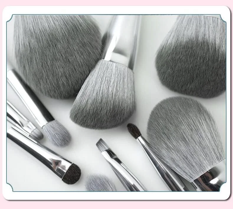 SKipdr 10pcs Professional Makeup Brushes Set Goat Hair Flat Powder Brush Makeup Brushes Make Up Brush SKipdr 10pcs Professional Makeup Brushes Set Goat Hair Flat Powder Brush Makeup Brushes Make Up Brush