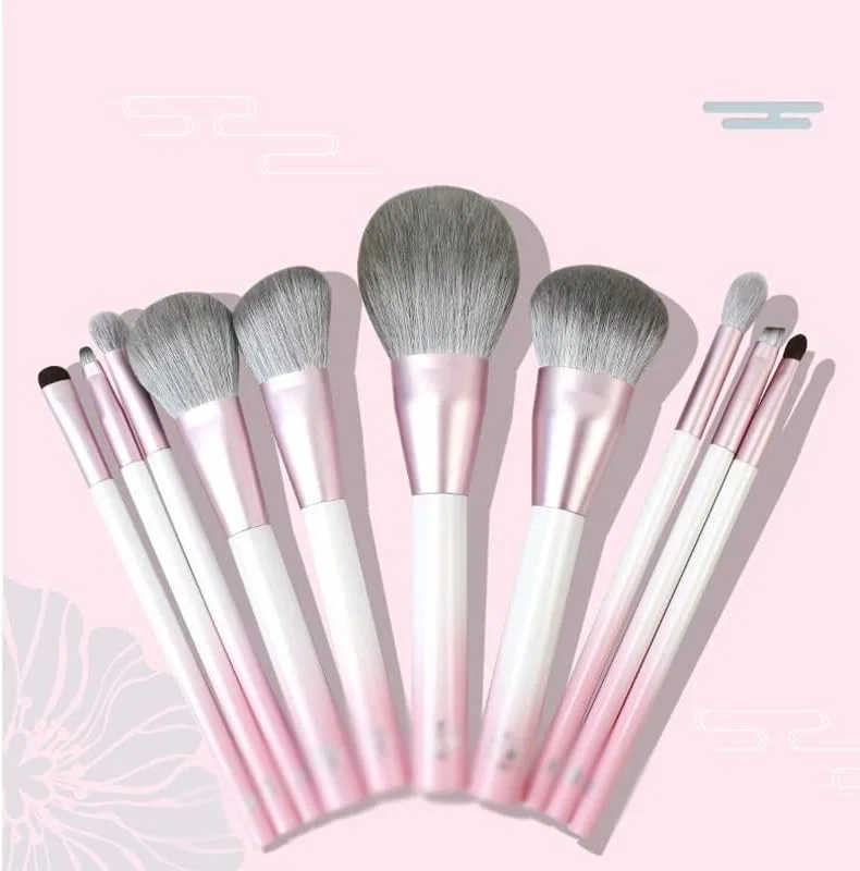 ست 10 عددی برس آرایشی حرفه ای SKipdr موی بز برس پودر تخت برس های آرایشی ست 10 عددی برس آرایشی حرفه ای SKipdr موی بز برس پودر تخت برس های آرایشی